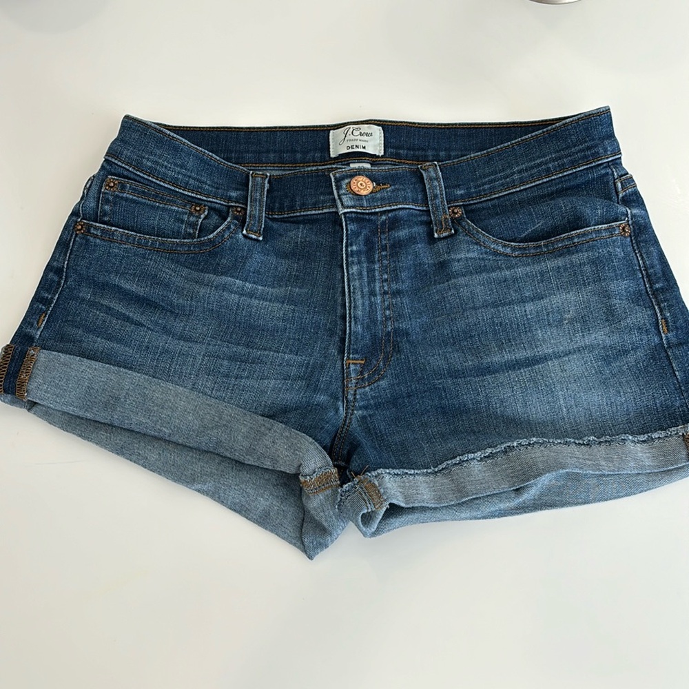 Jcrew denim shorts